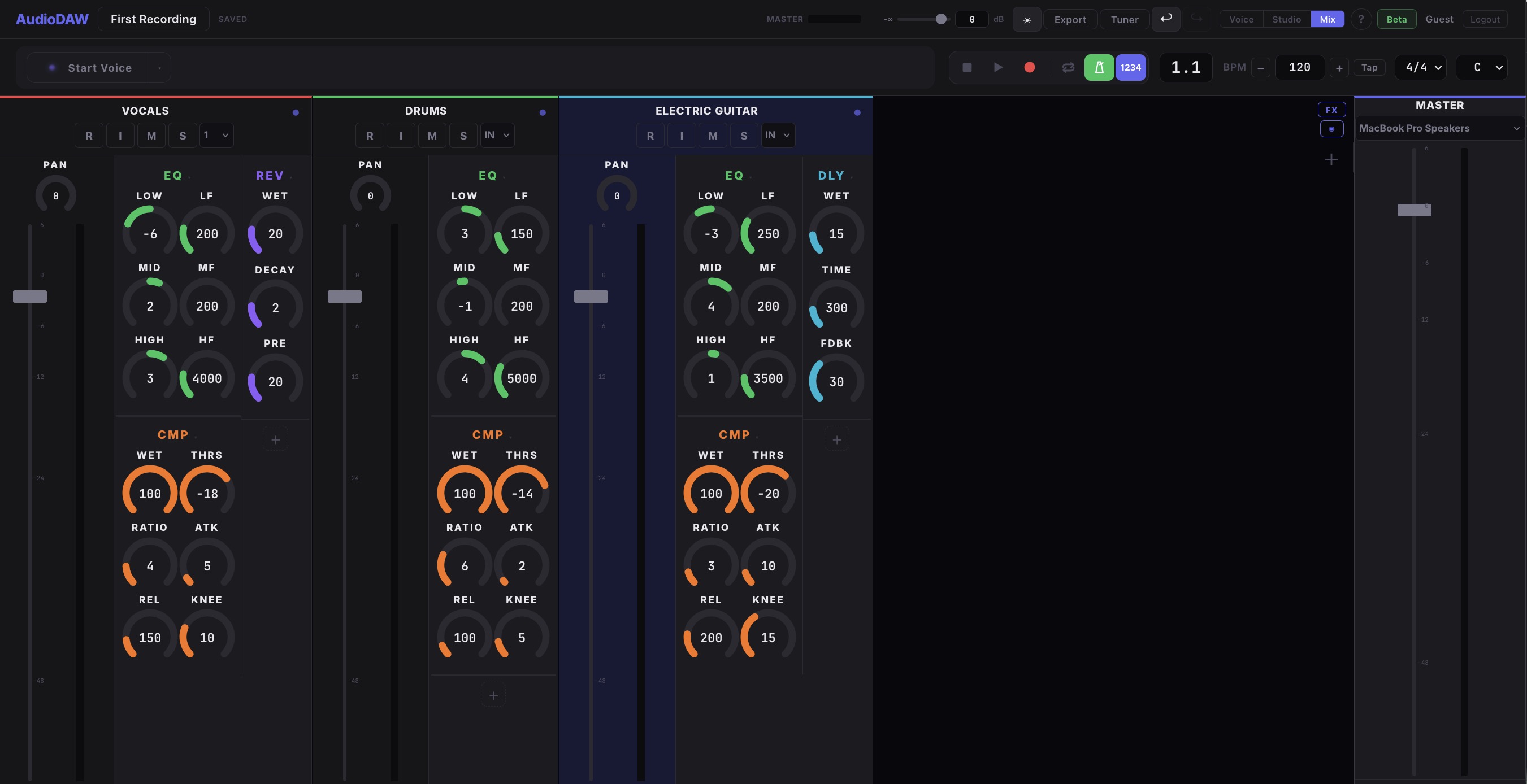 Effect added, ready to export